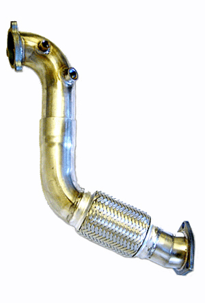 2.50" Stainless Downpipe - VW 8 valve, T3 Turbo - Click Image to Close